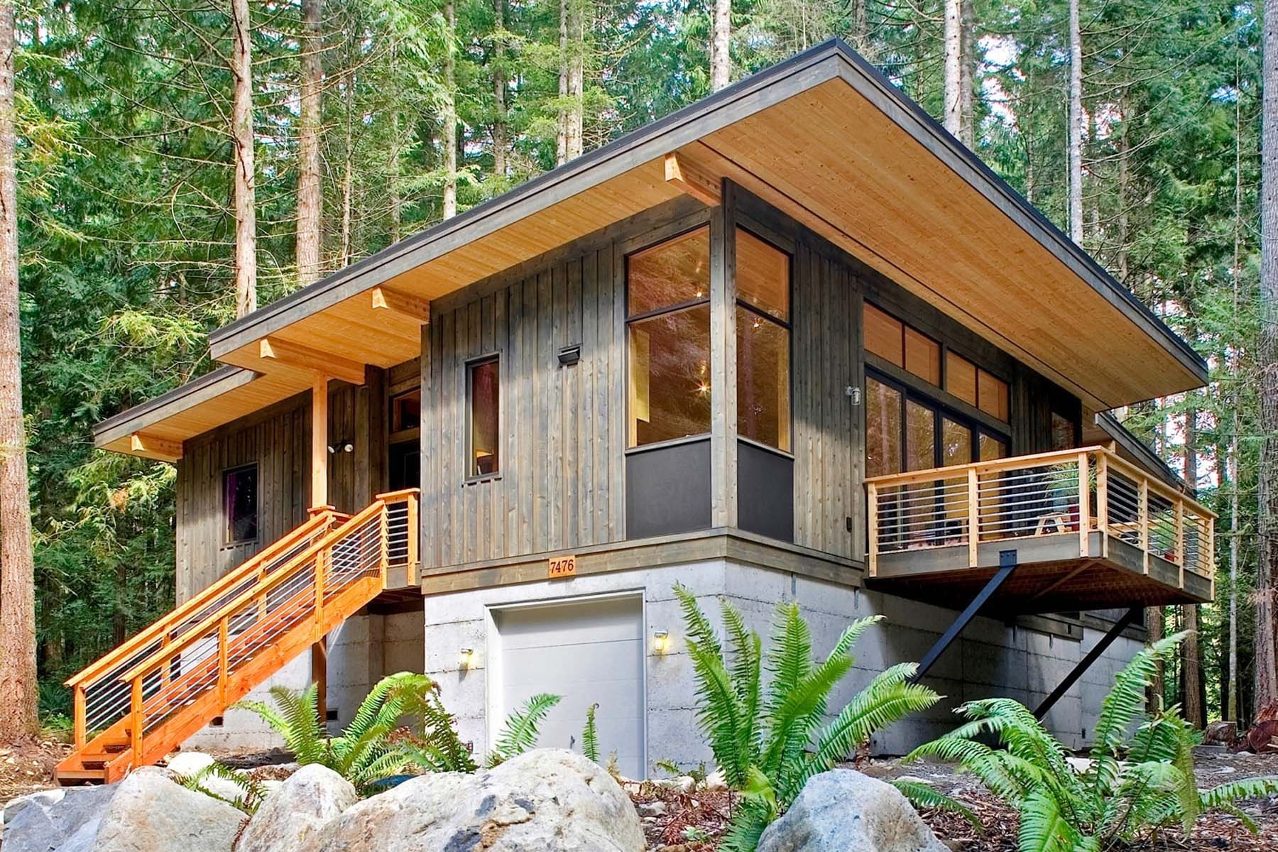 Illustrative reference of a compact timber prefab home
